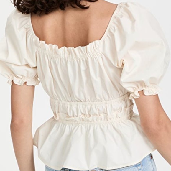Moon River Tassel Puff Sleeve Top (NWT) - Picture 3 of 16